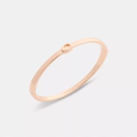Bracelet rigide fin à charnière, signature de la marque