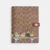 Carnet en Signature Canvas avec motif « Train des fêtes »