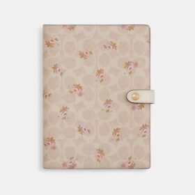 Carnet en Signature Canvas à imprimé floral