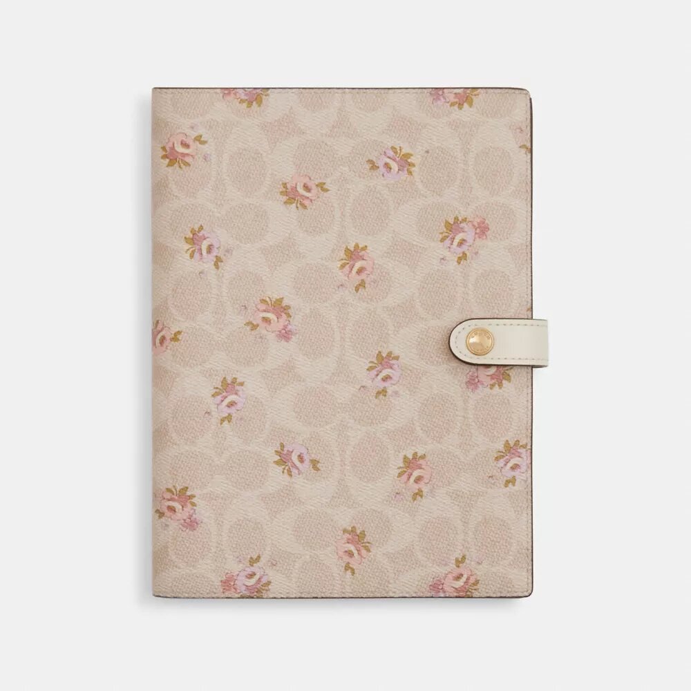 Carnet en Signature Canvas à imprimé floral