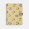 Carnet à motifs de citrons
