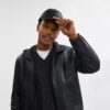 Casquette de baseball en cuir