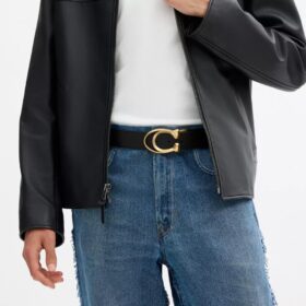 Ceinture à boucle en C à découper sur mesure, 38 mm