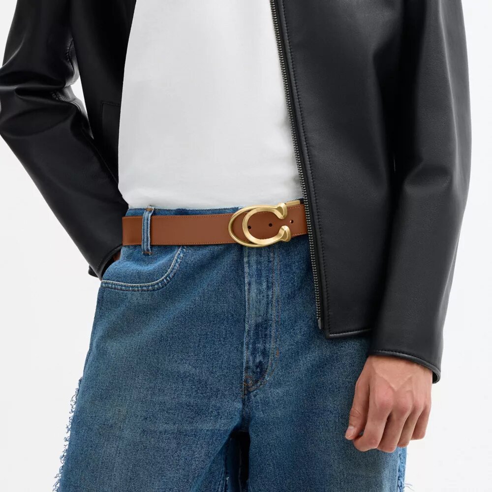 Ceinture à boucle en C à découper sur mesure, 38 mm