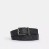 Ceinture réversible à boucle de harnais, coupée sur mesure, 38 mm