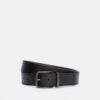 Ceinture réversible à boucle de harnais, découpée sur mesure, 38 mm