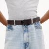 Ceinture réversible à boucle emblématique, à couper sur mesure, 38 mm