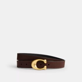 Ceinture réversible à boucle en C sculptée, 25 mm