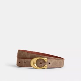 Ceinture réversible à boucle en C sculptée, 25 mm