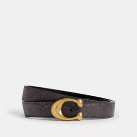 Ceinture réversible à boucle en C sculptée, 25 mm