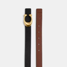 Ceinture réversible à boucle en C sculptée, 25 mm