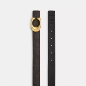Ceinture réversible à boucle en C sculptée, 25 mm