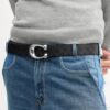 Ceinture réversible à boucle en forme de « C » sculpté, 38 mm