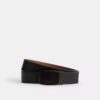 Ceinture réversible à boucle harnais et plaque, à découper sur mesure, 38 mm
