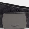 Ceinture réversible à boucle plaque, à découper sur mesure, 38 mm