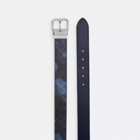 Ceinture réversible à boucle à rouleau, découpée sur mesure, 38 mm