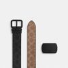 Ceinture réversible à boucle à rouleau et à couper sur mesure, 38 mm