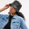 Chapeau de pêcheur en cuir
