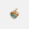 Charm pour lacets « Cœur arc-en-ciel »