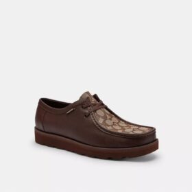 Chaussure chukka avec Signature Canvas