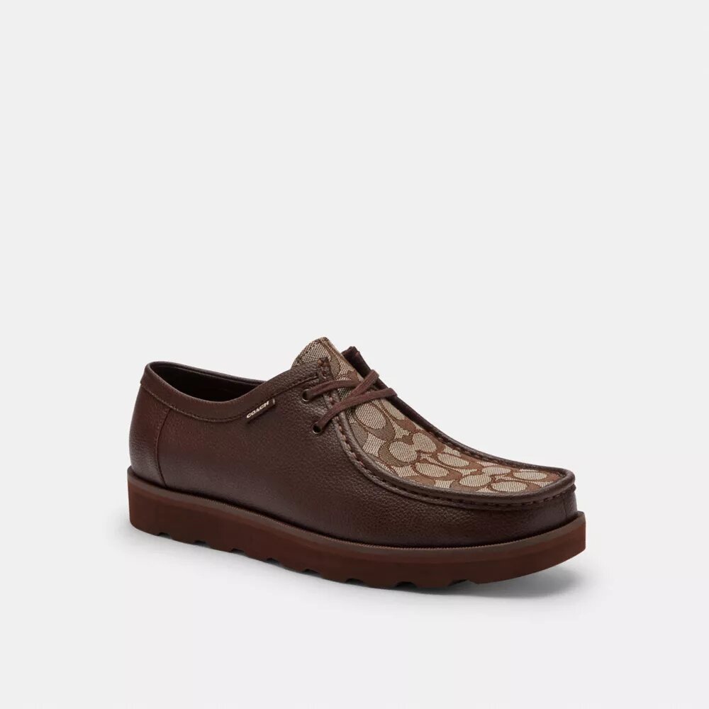 Chaussure chukka avec Signature Canvas