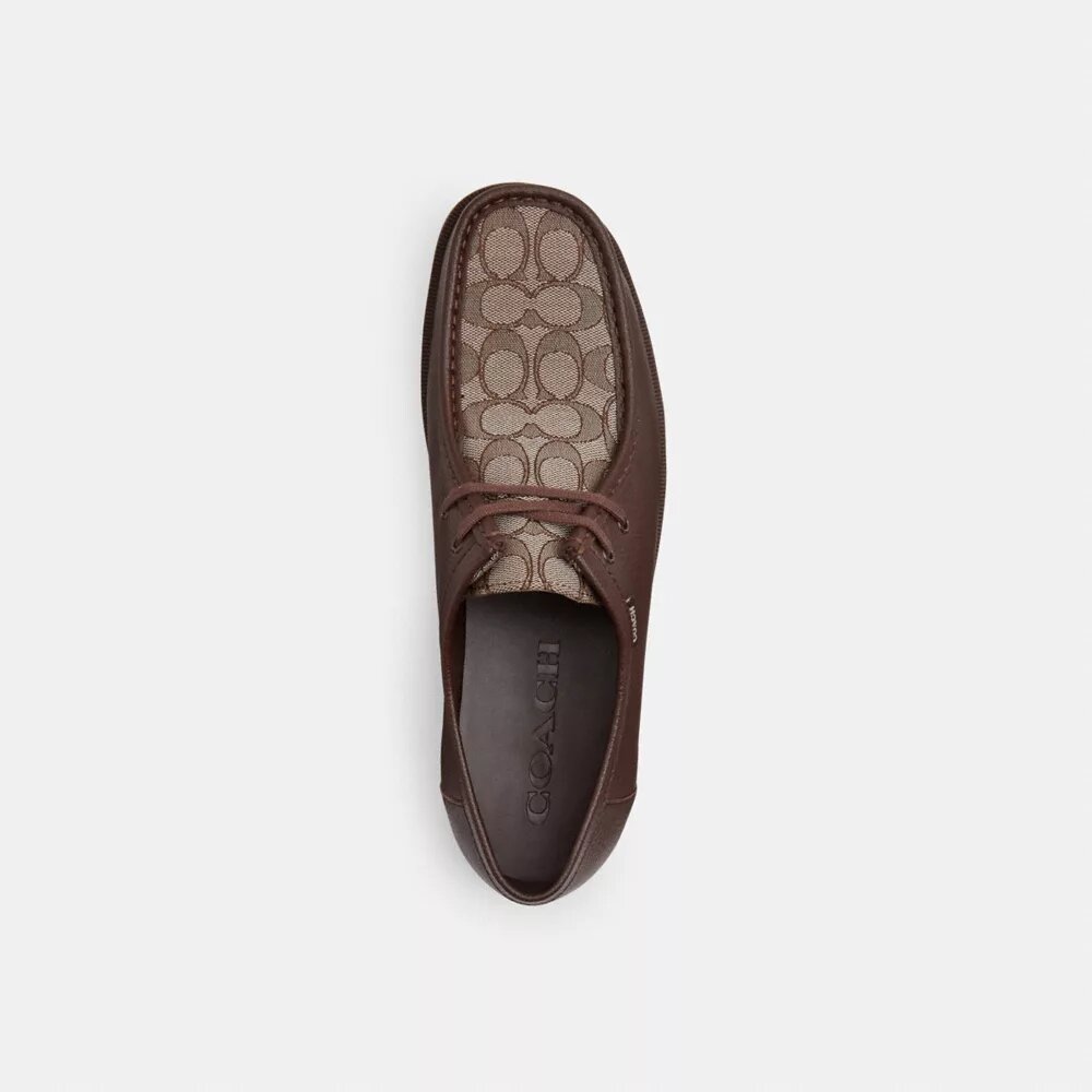 Chaussure chukka avec Signature Canvas