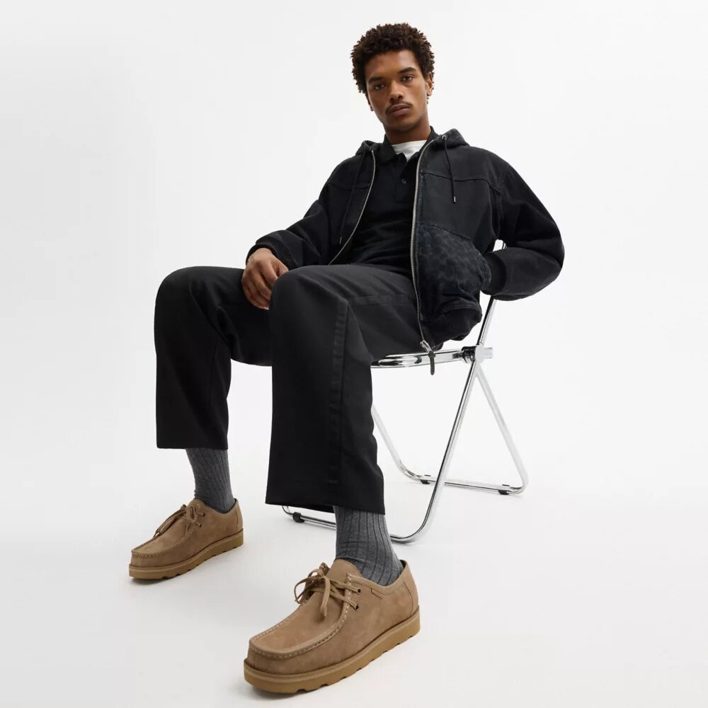 Chaussure chukka avec Signature Canvas