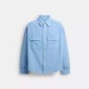 Chemise en toile à manches longues en coton biologique