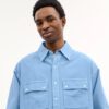 Chemise en toile à manches longues en coton biologique