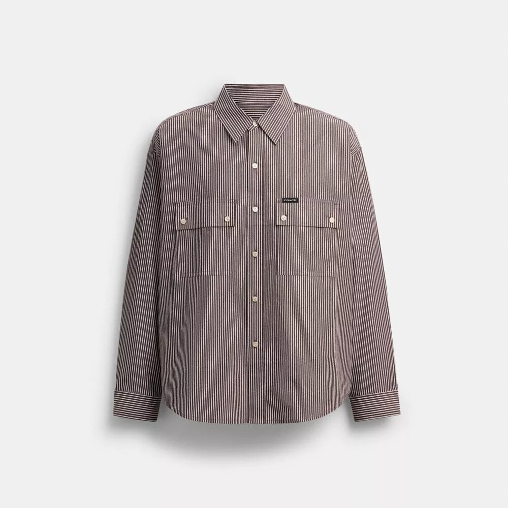 Chemise à manches longues boutonnée