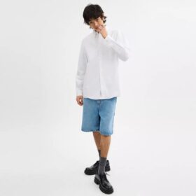 Chemise à manches longues boutonnée