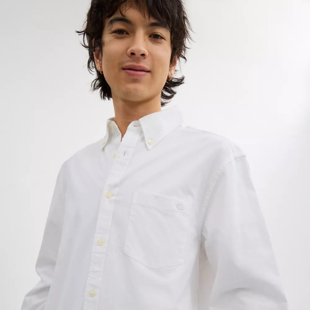 Chemise à manches longues boutonnée