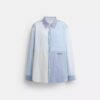 Chemise Oxford en patchwork de coton recyclé