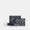 Coffret cadeau 3-en-1 avec portefeuille en Signature Canvas