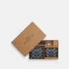 Coffret cadeau 3-en-1 avec portefeuille en Signature Canvas