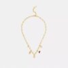 Collier avec Charms cerise et cœur