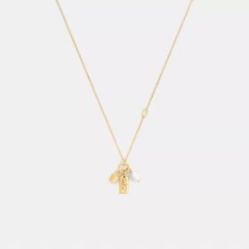 Collier avec pendentif en forme de perle