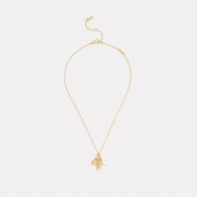 Collier avec pendentif en forme de perle