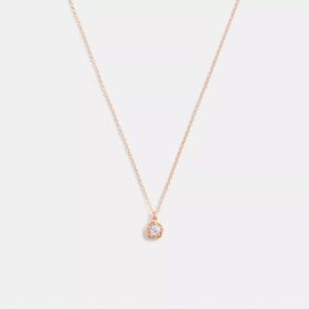 Collier avec pendentif « Halo Tea Rose »