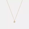 Collier avec pendentif rond « Halo »