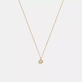 Collier avec pendentif rond « Halo »