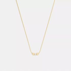 Collier avec pendentif rondelle en perle cubique