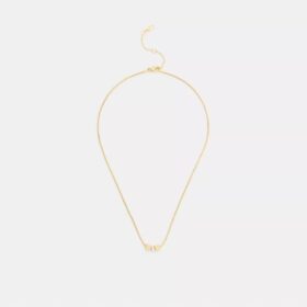 Collier avec pendentif rondelle en perle cubique