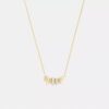 Collier avec pendentif rondelle mixte