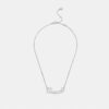 Collier avec plaque nominative « Coach Script »
