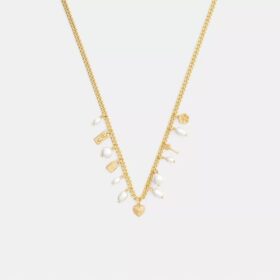 Collier à Charms perles et cœur