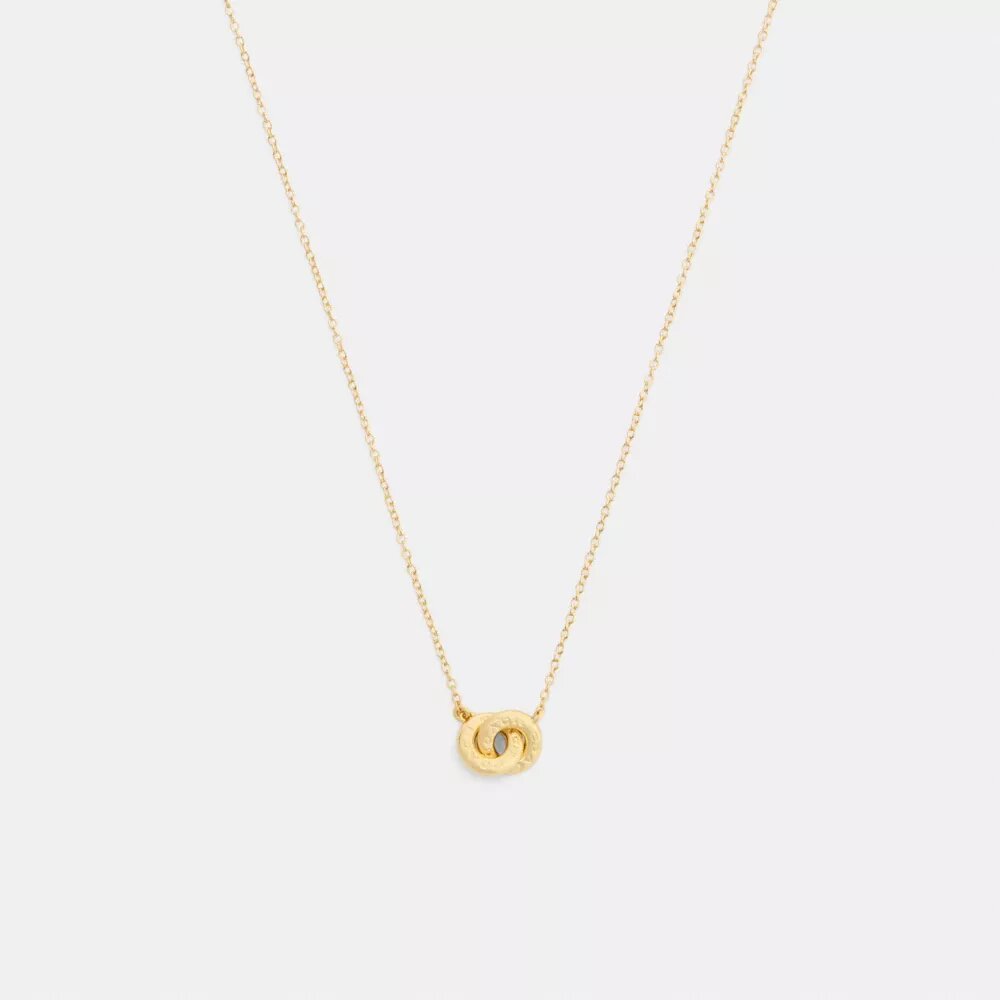 Collier à pendentif entrelacé