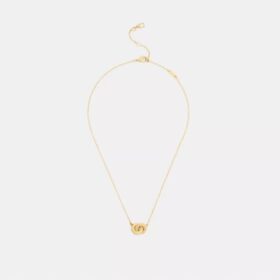 Collier à pendentif entrelacé