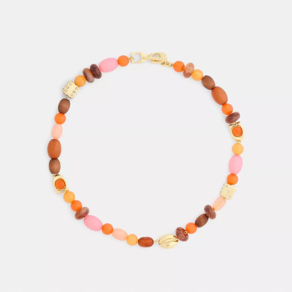Collier ras-du-cou à perles