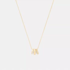 Collier à rondelles en C répétées